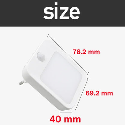 Lámpara de noche LED con sensor de movimiento
