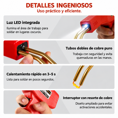 Pistola de soldadura de plástico multifuncional
